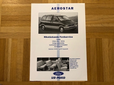 Esite Ford Aerostar 1991 Ford USA FoMoCo