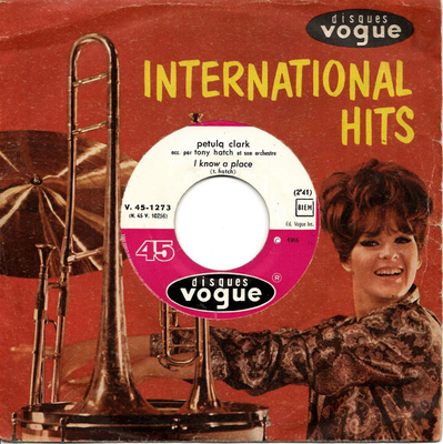 PETULA CLARK: I Know A Place / Jack And John   7"