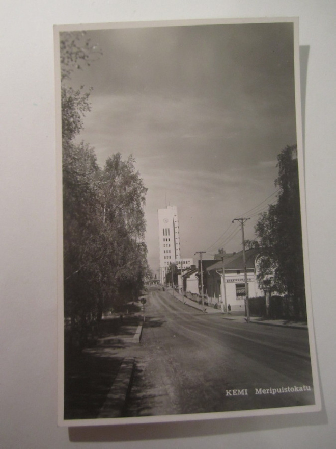 VANHA Postikortti Lappi Kemi 1950-l  Alkup.Mallikappale