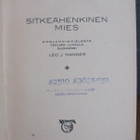Richard Marsh: Sitkeähenkinen mies, Minerva 1926. 182 s. - pikkukuva 3