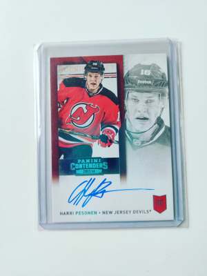 Harri Pesonen 13-14 Contenders Rookie Ticket Autograph