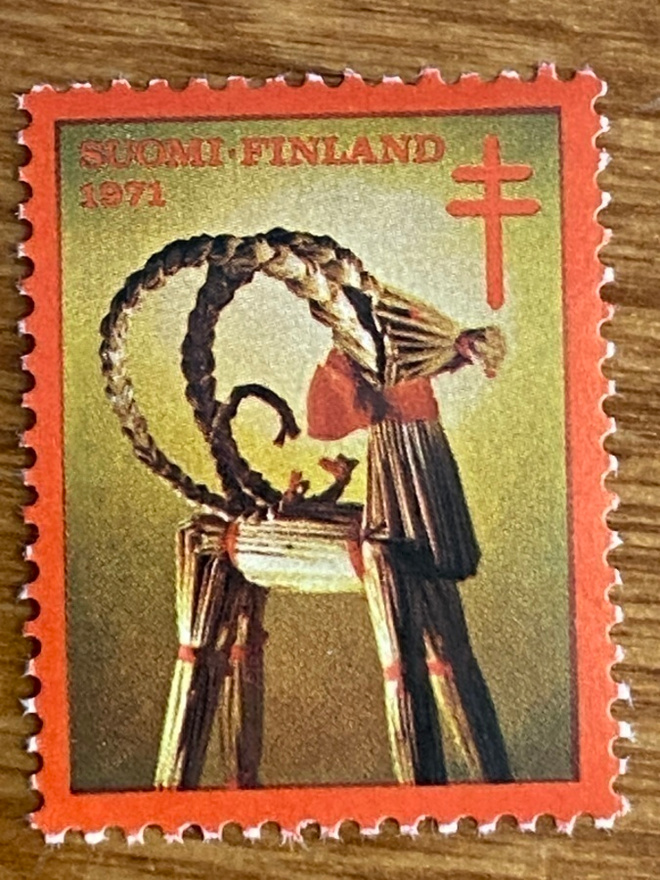 JOULUMERKKI OLKIPUKKI 1971**