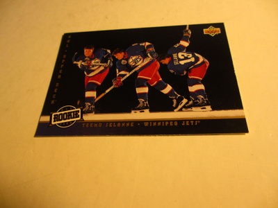 ud rookie lätkäkortti jets -93 teemu selänne