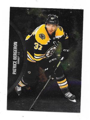 2021-22 Metal Universe #76 Patrice Bergeron , Boston Bruins