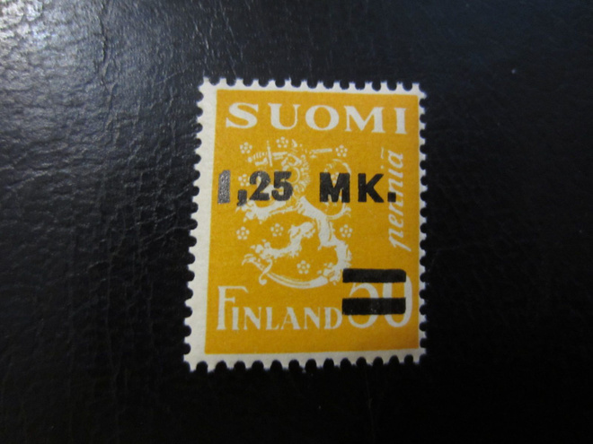 M30 1,25 mk / 50 p keltainen tyyppi II **