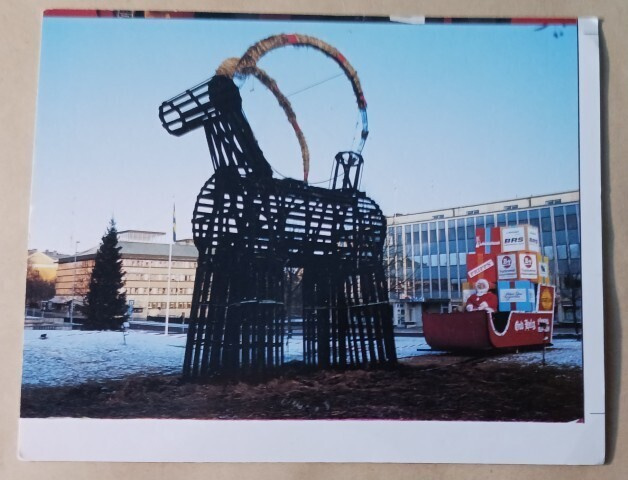 Gävle, Gävlen kuulu olkipukki - poltettuna... ei p.