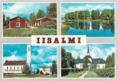 KIRKKOKORTTI - IISALMEN UUSI JA VANHA KIRKKO - 3