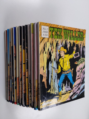 Tex Willer 1988 (nrot 1-4, 6, 9-16)