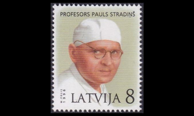 Latvia 420 ** Kirurgi Pauls Stradi?š (1996)