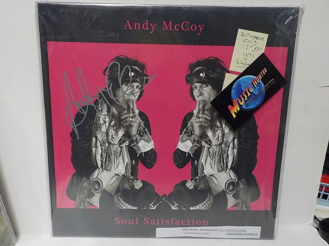 ANDY MCCOY - SOUL SATISFACTION UUSI 12" EP + NIMIKIRJOITUS!!