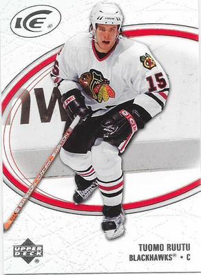 2005-06 Upper Deck Ice #21 Tuomo Ruutu Chicago Blackhawks
