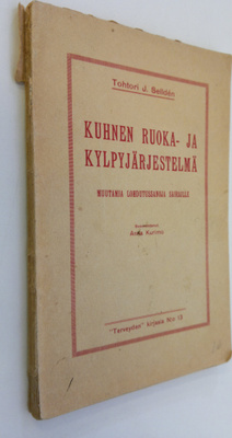 Hj Sellden : Kuhnen ruoka ja kylpyjärjestelmä : muutamia ...