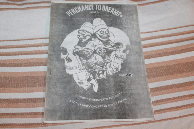 Perchance to dream Zine lehti Punk