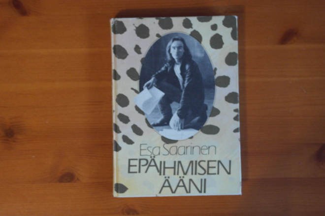 Esa Saarinen:Epäihmisen ääni.1.P.1984.Sid.Kk.