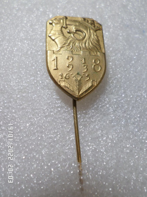 Vapaussodan 1918 20 vuotisparaati neulamerkki 16,5,1938
