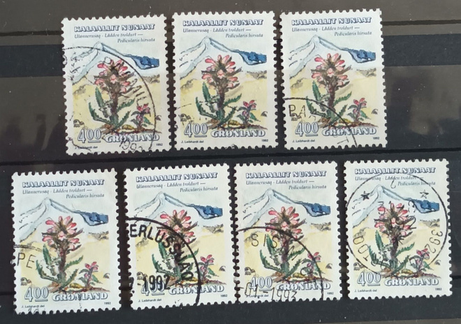 Grönlanti: Kukkia III, Mi 223, 1992 o