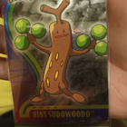 Johto Series Topps Sudowoodo #185 BLUE logo FOIL card - pikkukuva 1