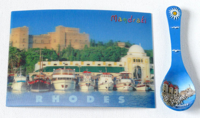 Rodos: 3D kortti ja magneetti -lusikka