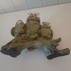 Pöllö poikineen puunrungolla - pikkukuva 5