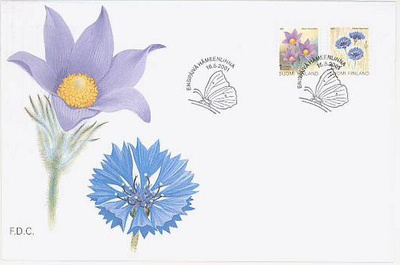 2001 1.luokka  ketokukkia FDC