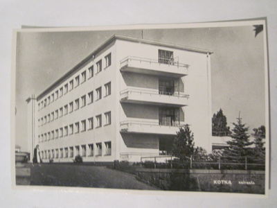 VANHA Postikikortti kotka 1950-l Alkup.Mallikappale