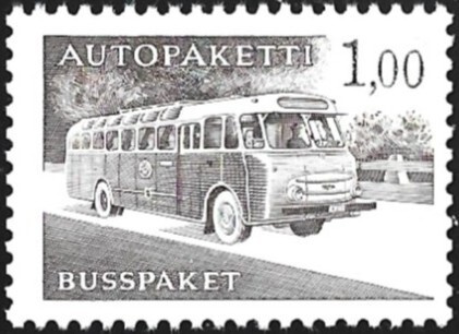 1963 AP 13  ruskea  1,00 mk  ** LaPe AP 13 yEG