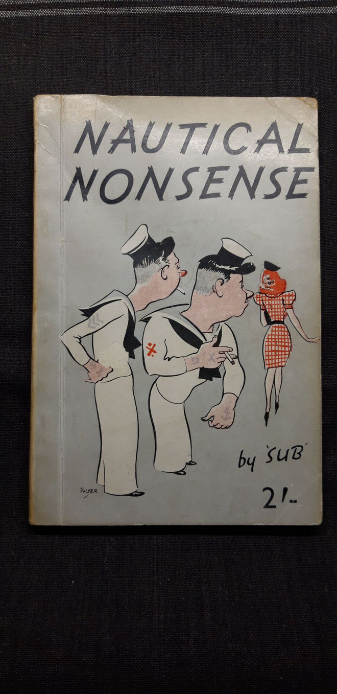 Nautical nonsense, nautinnollista hassuttelua kirja 79 sivua