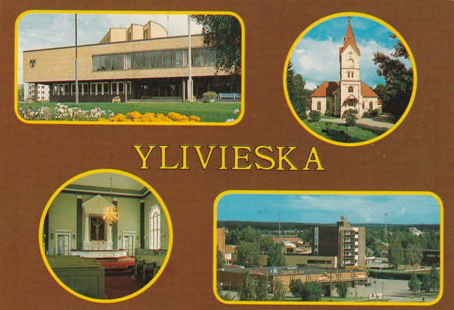 KIRKKOKORTTI - YLIVIESKAN KIRKKO - 2