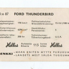 Purkkakuva Hellas Autosarja n:o 87 FORD THUNDERBIRD - pikkukuva 2