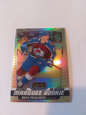 24-25 O-Pee-Chee Platinum Rainbow #296 Nikita Prishchepov MR