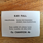 Champion Pop purkkakuva. Kari Fall - pikkukuva 2