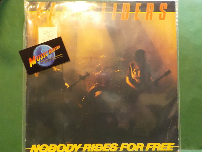 BACKSLIDERS - NOBODY RIDES FOR FREE - FIN 1987 EX-/EX- LP