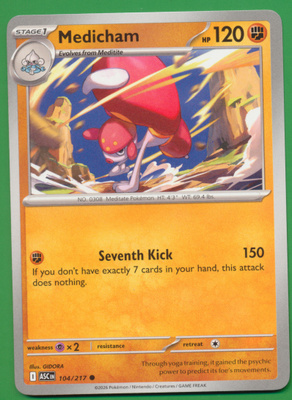 Pokémon Medicham (ASC 104)