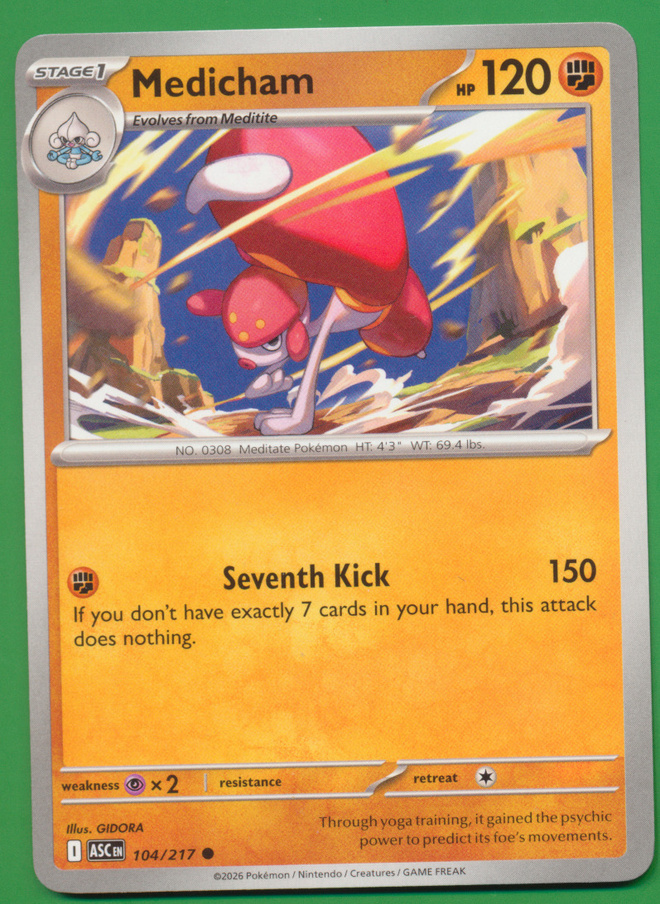 Pokémon Medicham (ASC 104)