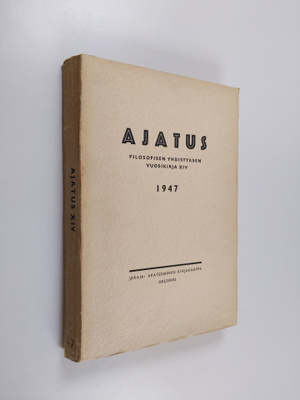 Ajatus 14 : Filosofisen yhdistyksen vuosikirja