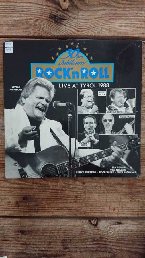 V/A - 30 Års jubileum Rock'n Roll Live at Tyrol 2LP SWE -88