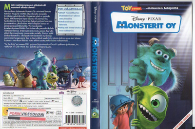 MONSTERIT OY	(3 598)	-FI-	DVD			disney pixar
