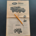 Ford -tietoja 4 sivuinen mainoslehti (1948) - pikkukuva 1