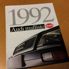 Myyntiesite - Audi mallisto 1992 - pikkukuva 1