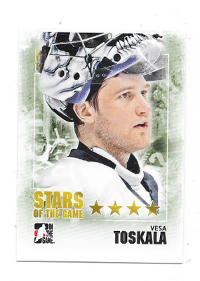 09-10 ITG BTP Stars Of The Game #106 Vesa Toskala Toronto MV