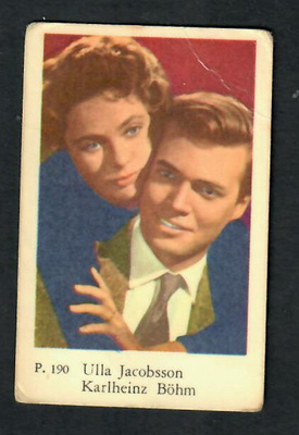Keräilykuva - Ulla Jacobsson Karlheinz Böhm P 190