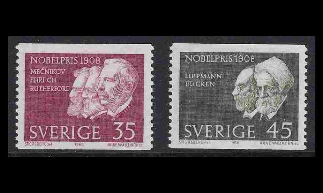 Ruotsi 626-7 ** Nobel-voittajia (1968)