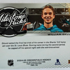 William Eklund 2024-25 UD Credentials Milestone Pucks - pikkukuva 2