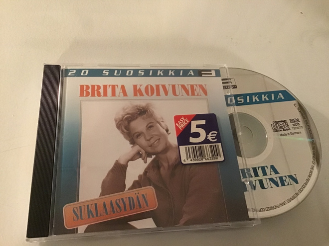 Brita Koivunen . Suklaasydän 20 suosikkia CD