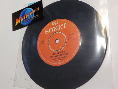 JAN ROHDE & THE ADVENTURERS - DOIN' THE JENKA VG+ 7'' SINGLE
