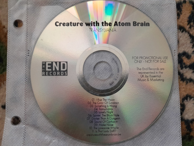 Creature with the Atom Brain: Transylvania Promo CD