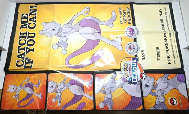 Pokemon 2004 Mewtwo League Promo juliste (61cm x 91cm)