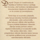 DEEPAK CHOPRA ONNEN ALKULÄHTEILLÄ lukematon - pikkukuva 3