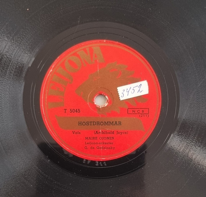 Savikiekko 1951 Maire Ojonen /Harmony Sisters Leijona T 5045