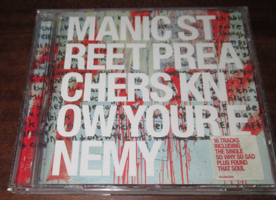 Manic Street Preachers Know Your Enemy cd